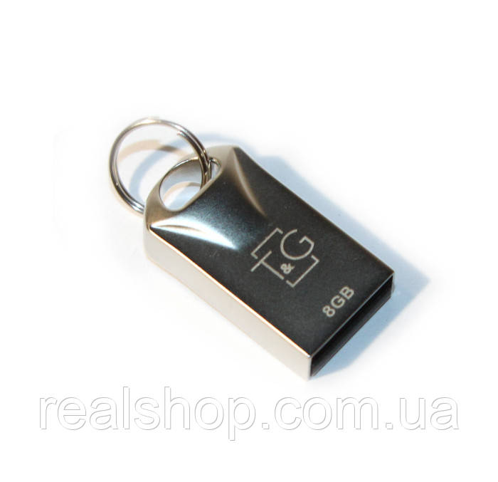 Флеш-накопитель USB 8GB T&G 105 Metal Series Silver TG105-8G - фото 4 - id-p720010852