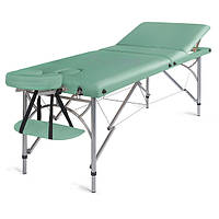 Масажний стіл трисегментний алюмінієвий 70 см 6 кольорів