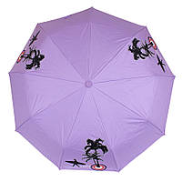 Зонт складной полуавтомат Фиолетовый пляж