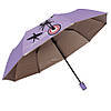 Напівавтомат Зонт складаний Фіолетовий пляж, фото 2