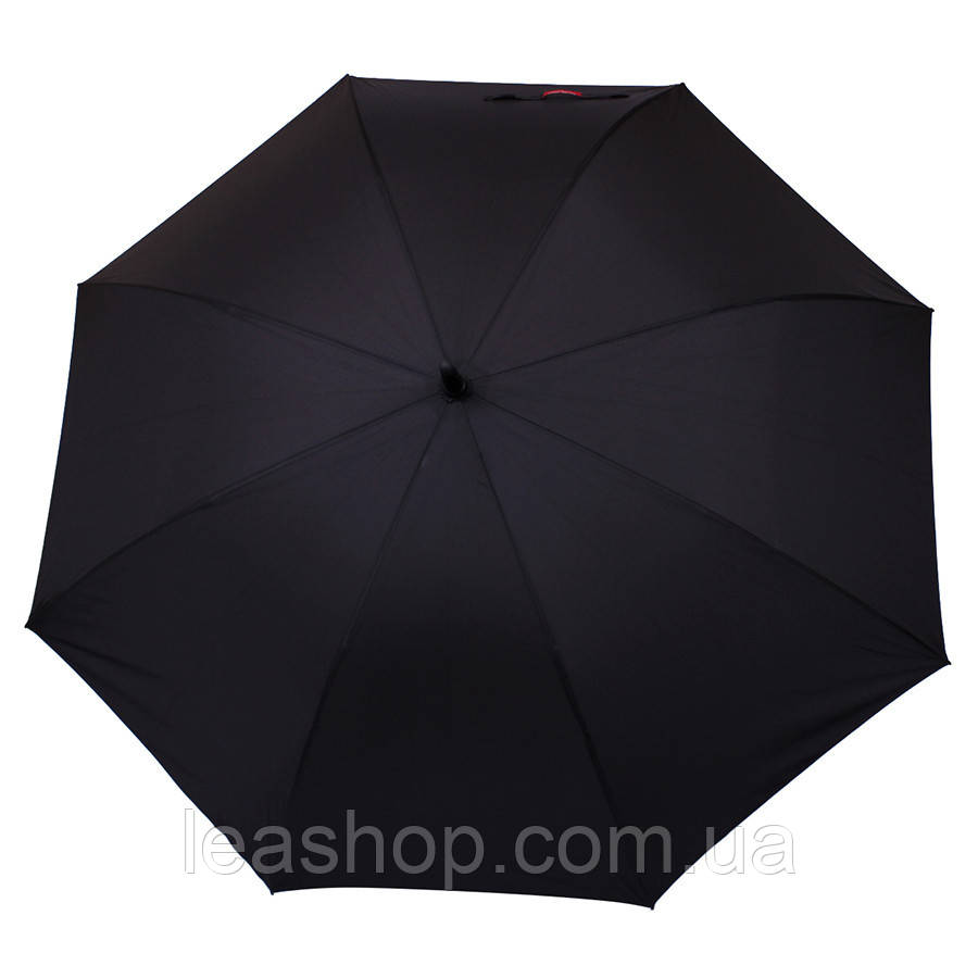 Чорний парасолька-палиця напівавтомат, фото 1