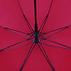 Зонт-трость червоний напівавтомат, фото 5