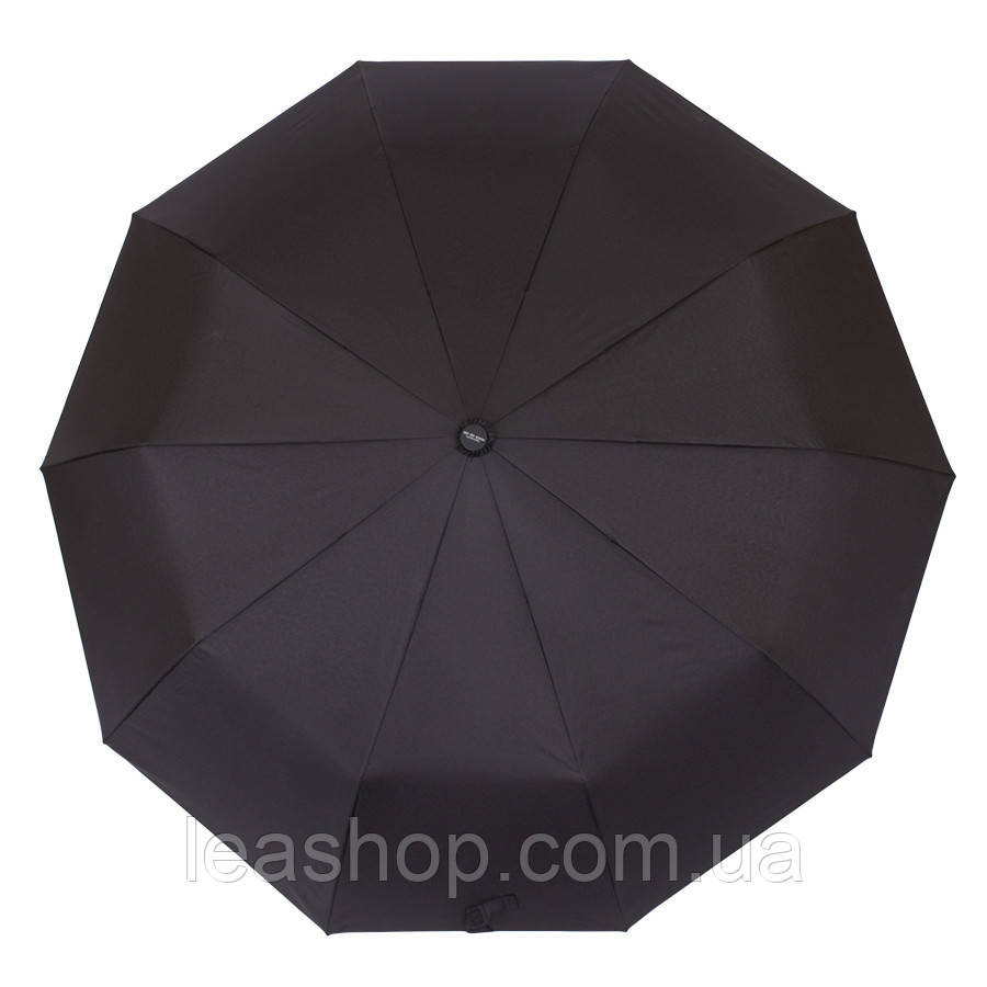 Чоловічий напівавтомат зонт з ручкою гачком, фото 1