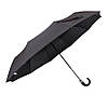 Зонт чорний складаний автомат, фото 2