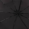 Зонт чорний складаний автомат, фото 3