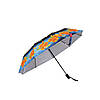Напівавтомат Зонт складаний Синьо-чорний, фото 2
