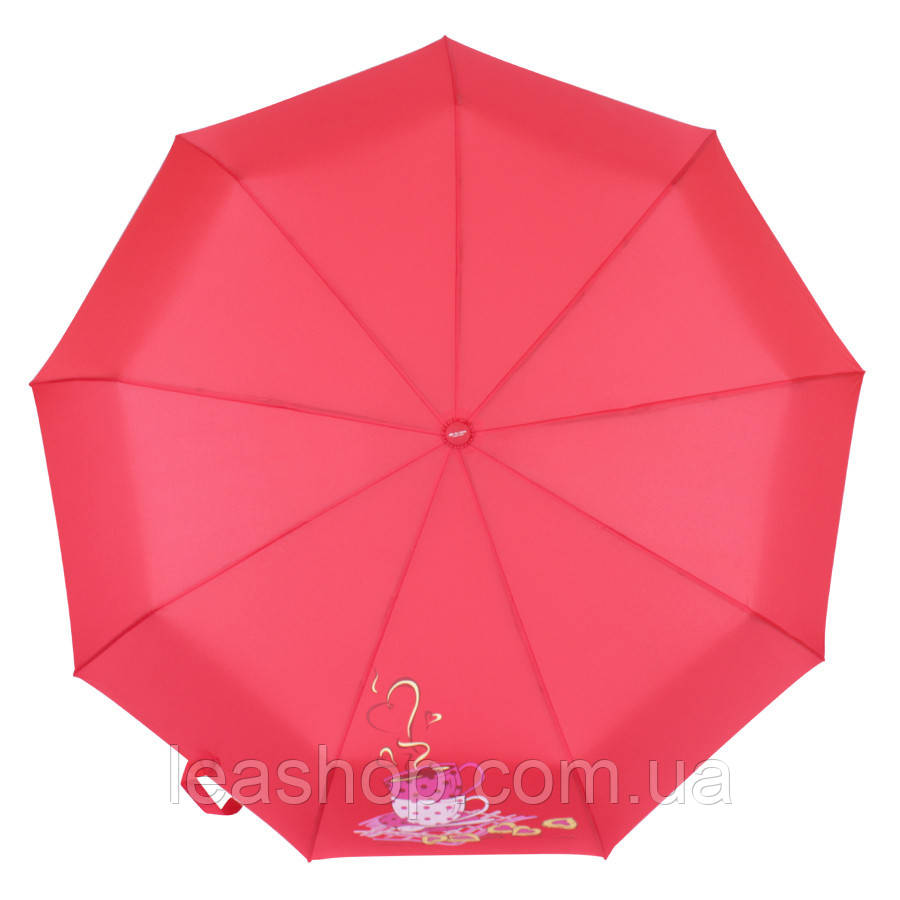 Зонт складаний автомат Чашки, фото 1