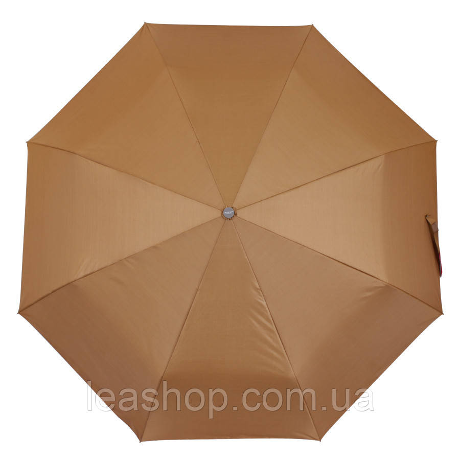 Зонт складаний механічний Золотий, фото 1