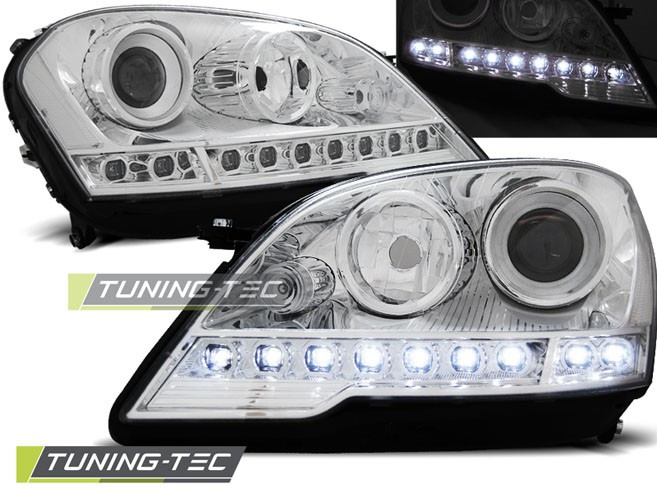 Передні фари Mercedes ML W164 (08-11) тюнінг Led оптика