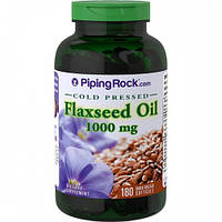 Flaxseed Oil 1000 mg Piping Rock, 180 капсул
