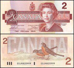 Канада / Canada 2 Dollars 1986 Pick 94b UNC