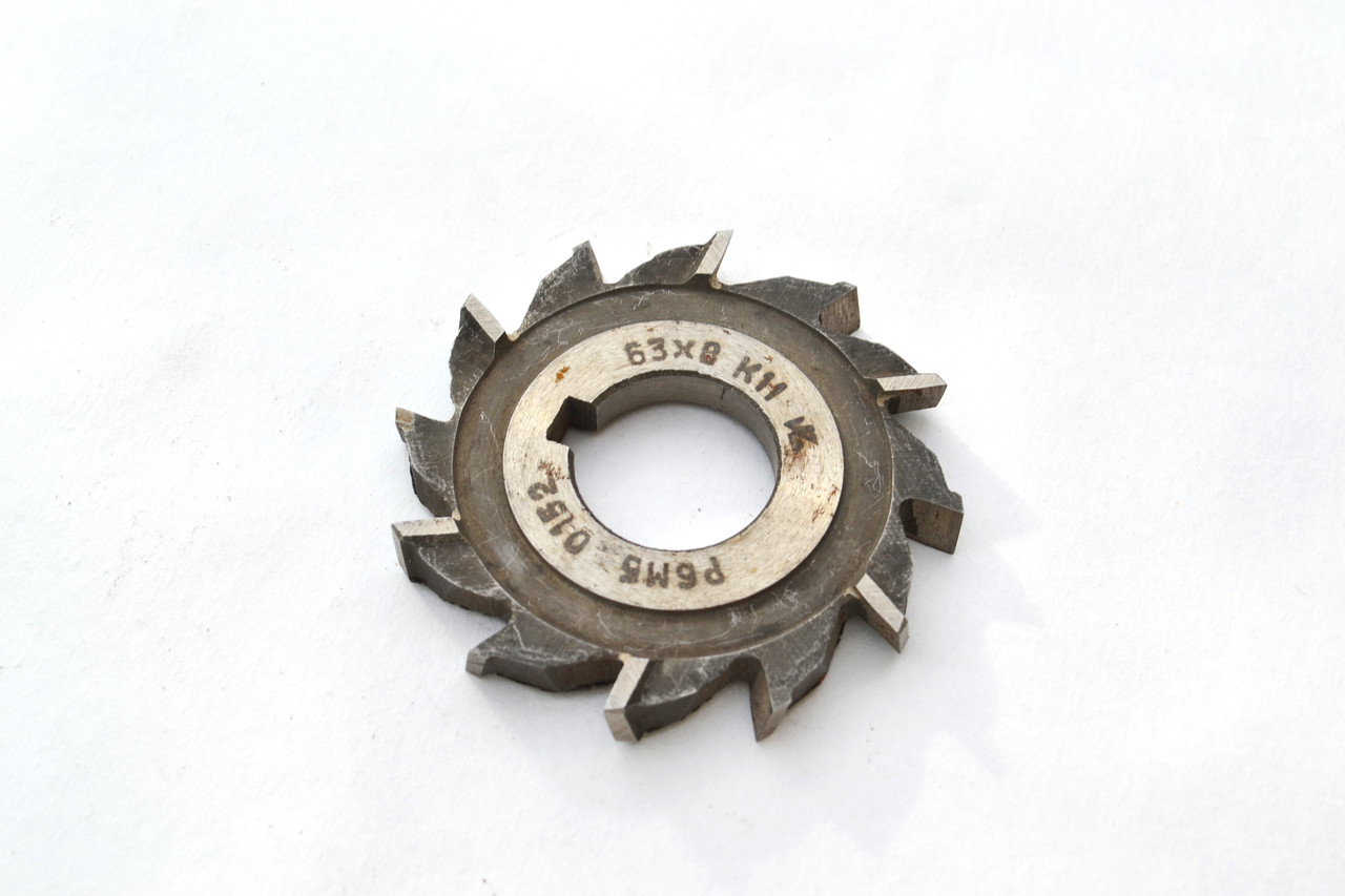 Фреза дискова пазова 63х8 Р6М5 3х-стороння