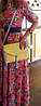 98-1 Сумка жіноча натуральна шкіра, комбінована зефірка (жовтий, св.блакитний), фото 4