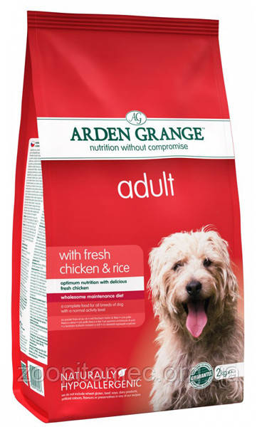 Arden Grange (Арден Грендж) Adult Dog Chicken Rice Корм для дорослих собак з куркою та рисом, 2 кг