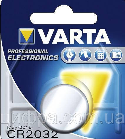 Батарейка комп'ютерна CR 2032 Varta, фото 2