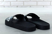 Supreme Slippers Black, чоловічі капці баленсіага. ТОП Репліка ААА класу., фото 3