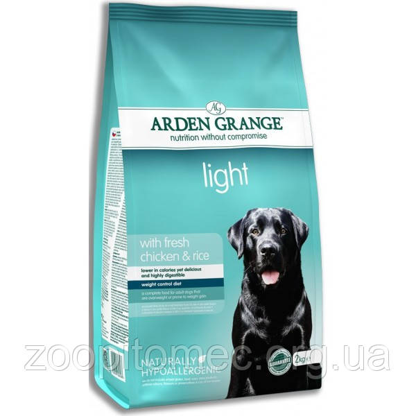 Arden Grange (Арден Грендж) Adult Dog Light дієтичний Корм для собак з надмірною вагою, 6 кг