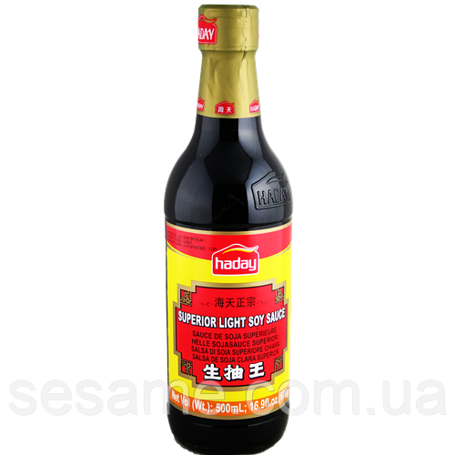 Соевый соус Премиум Класса Haday светлый 500ml: продажа, цена в ...