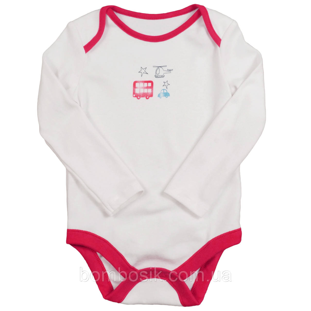 Боді з довгим рукавом для хлопчика F&F, 6-9м (68-74см), фото 1