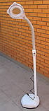 Лампа лупа підлогова на штативі з підсвічуванням-діодами (маленький скол), фото 3