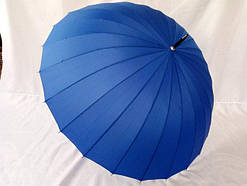 Однотонний жіночий парасольку тростину на 24 спиці
