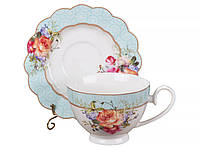 Чайний набір на 6 персон "Квітковий сад", порцеляна 165-320, фото 6