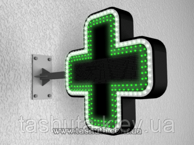 Светодиодный крест с LED строкой 800x800 мм Ташута  (11-31710-01)