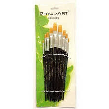 Пензлик для малювання 9 шт Walid Royal-Art Brushes RA-2618