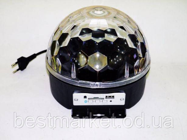 Светодиодный диско шар светомузыка MP3 LED Magic Ball Light - фото 6 - id-p720281841