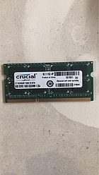 Пам'ять Crucial 8Gb So-DIMM PC3L-12800S DDR3-1600 1.35 v