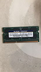Пам'ять Super Talent 8Gb So-DIMM PC3-10600S DDR3-1333