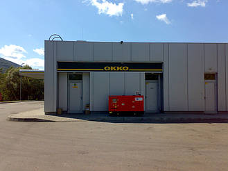 Наши генераторы на АЗС ОККО 1