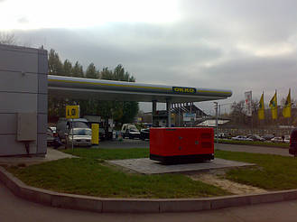 Наши генераторы на АЗС ОККО 4