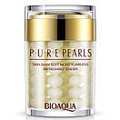 Крем для обличчя з перлинною пудрою Bioaqua Pure Pearls 60 g, фото 3