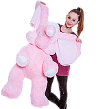 Дитяча плюшева м'яка іграшка рожевий Слон Якісні м'які іграшки для дітей, фото 10