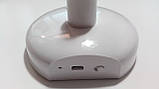 Настільна лампа JEDEL LD-904 white-blue (USB + акумулятор, ЗП micro USB, сенсор, 3 режими, фото 6