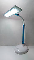 Настольная лампа JEDEL LD-904 white-blue (USB+аккумулятор, ЗУ micro USB, сенсор, 3 режима