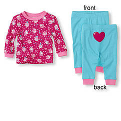 Дитяча трикотажна піжамка для дівчинки 12-18 місяців