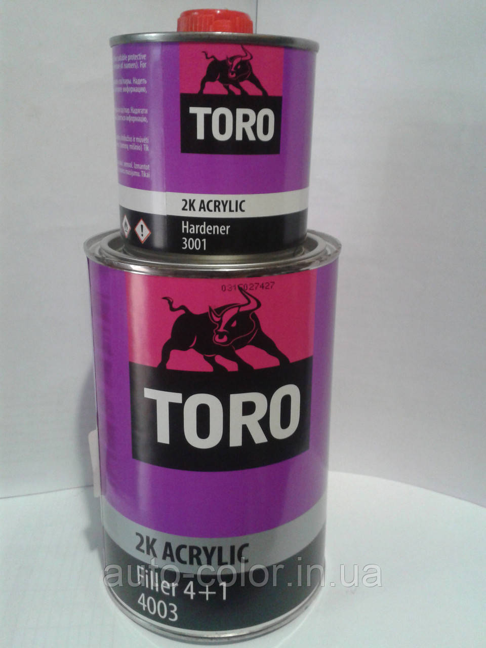 Ґрунт TORO 4003 2К 4:1, 0,75 л.+0,188 л. комплект