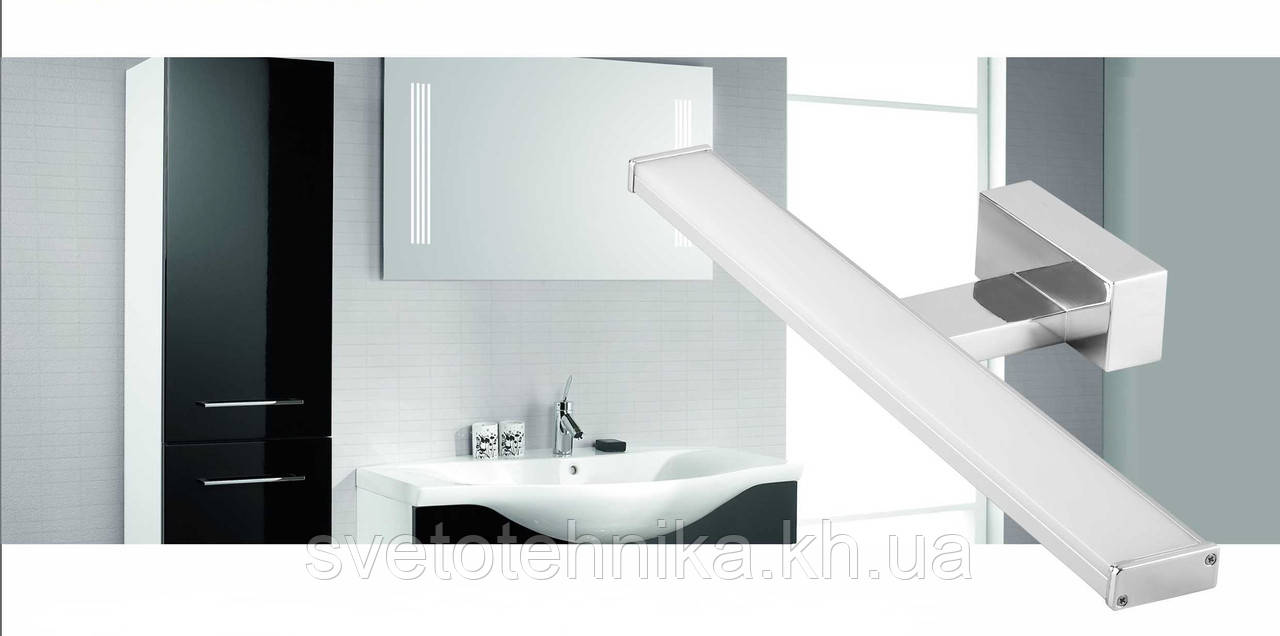 Мебельный светодиодный светильник FERON AL5080 8w хром 4000K IP44 400*106*42mm - фото 6 - id-p720431332