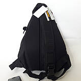 Рюкзак спортивний Onepolar 20 л на одне плече синій надійний сумка, фото 4