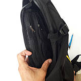 Рюкзак спортивний Onepolar 20 л на одне плече синій надійний сумка, фото 10