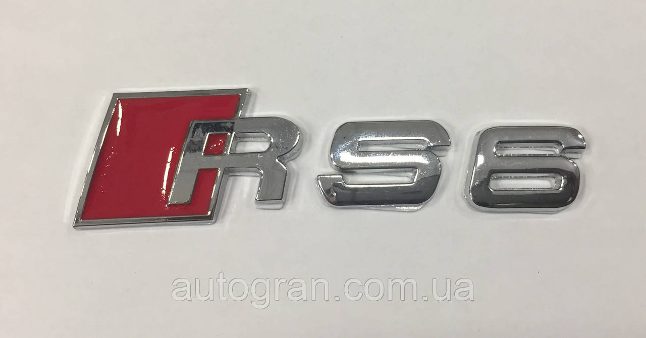 Емблема на кузов Audi RS6