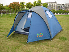 Намет Green Camp 1004 4-х місна. 2-х шарова. З тамбуром, фото 2