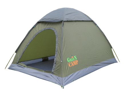Туристична палатка Green Camp 1503 2-х місцева. 2-х слойна, фото 2