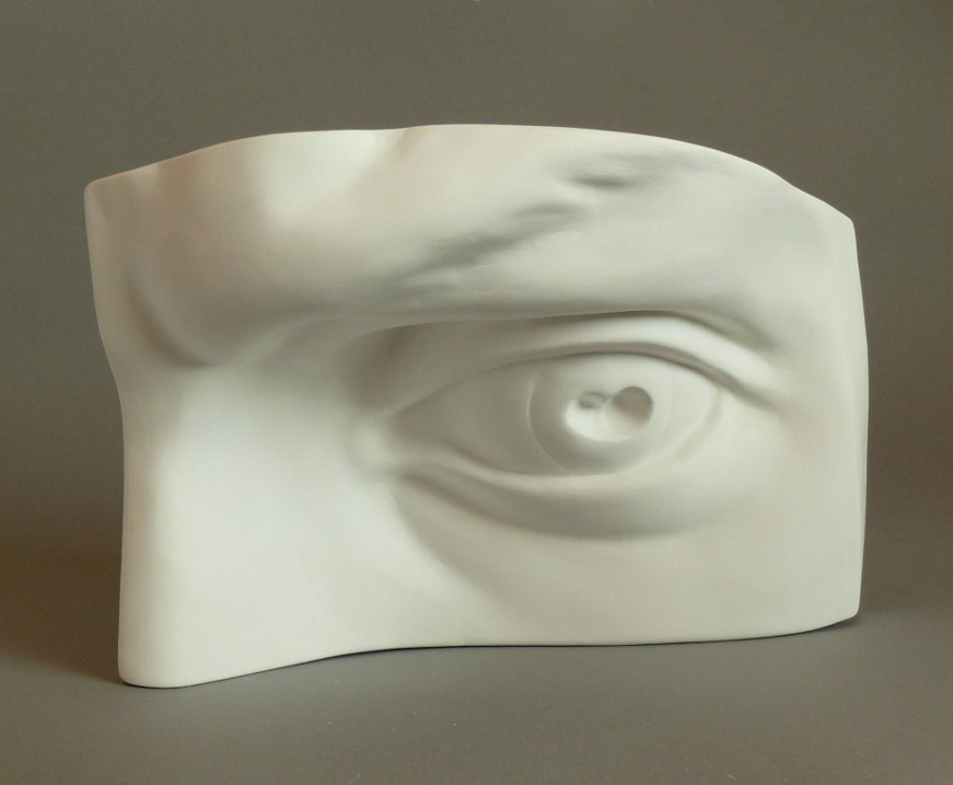 Гіпсова модель Очей Давида для малюнка в класі З, 19х15х15 см