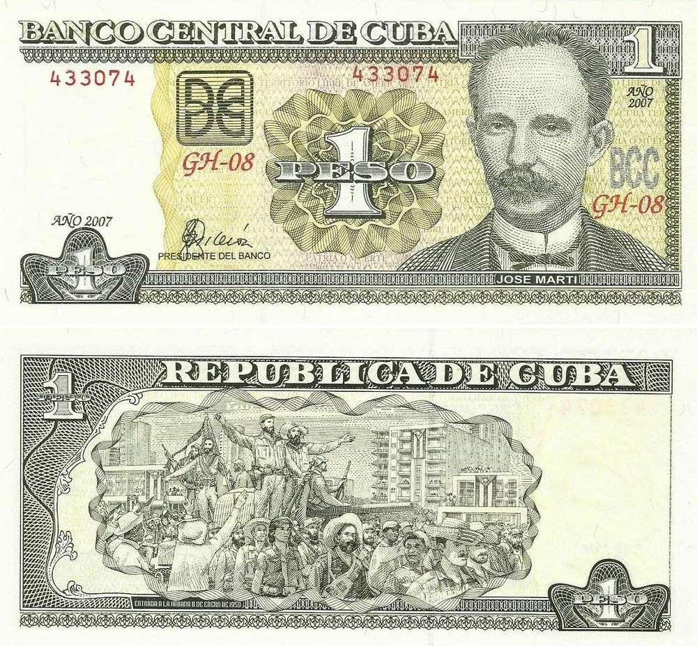 Куба/Cuba 1 Peso 2016 UNC