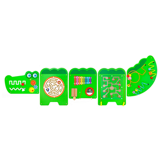Ігровий центр бизиборд Viga Toys Крокодил, фото 2