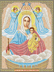 Схема для вышивки бисером икона "Образ Пресвятой Богородицы Живоносный Источник" 