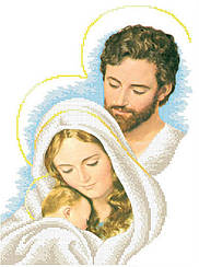 Схема для вышивки бисером икона "Святое семейство"